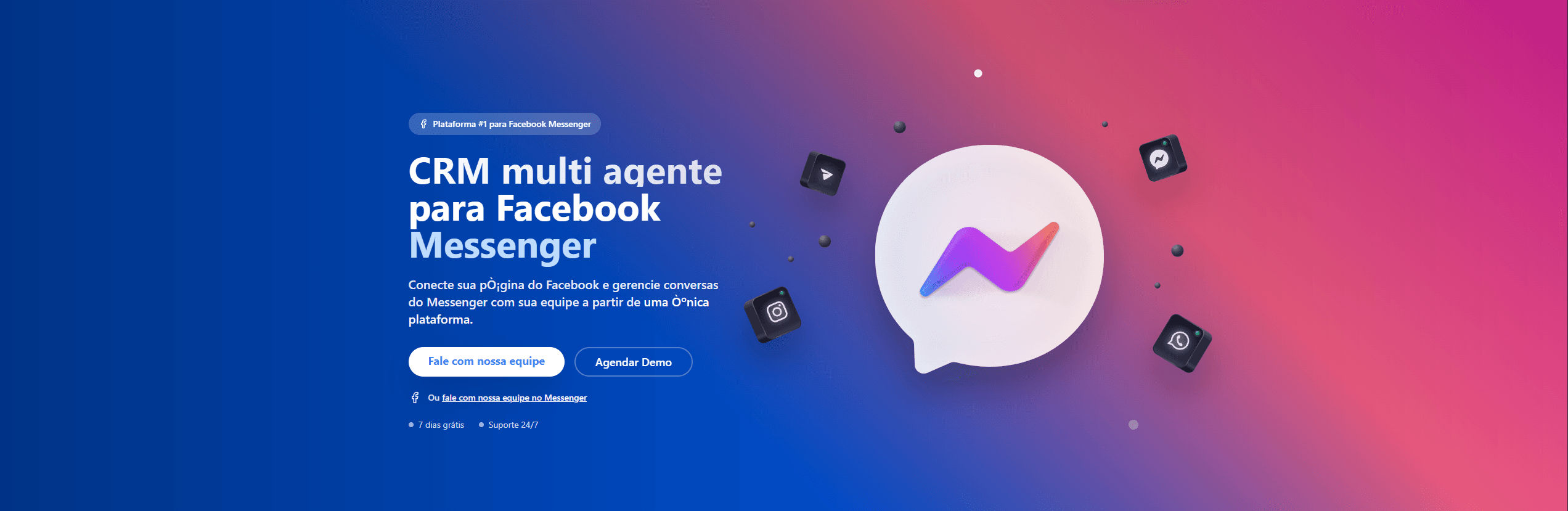 Redes sociais Messeger